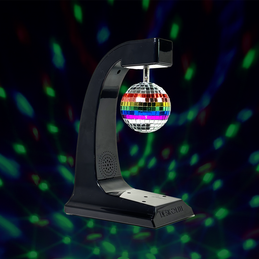 RAINBOW Wireless Disco Rotating Lights Party Speaker (Black)